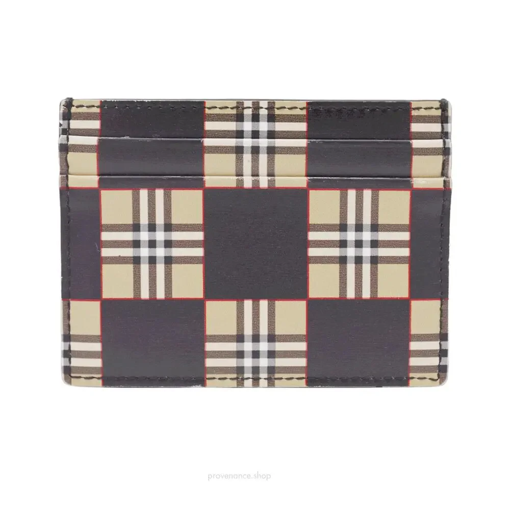 🔴 Burberry Card Holder Wallet - Nova Checker